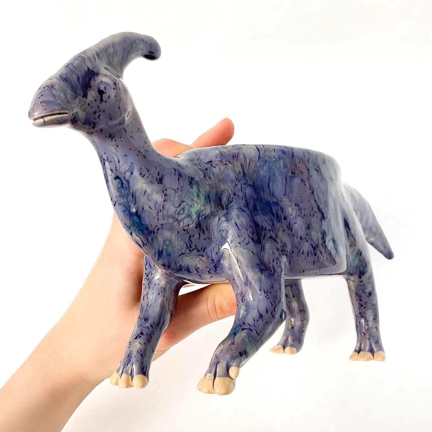 Parasaurolophus Dinosaur Planter - Dinosaur Succulent Planter