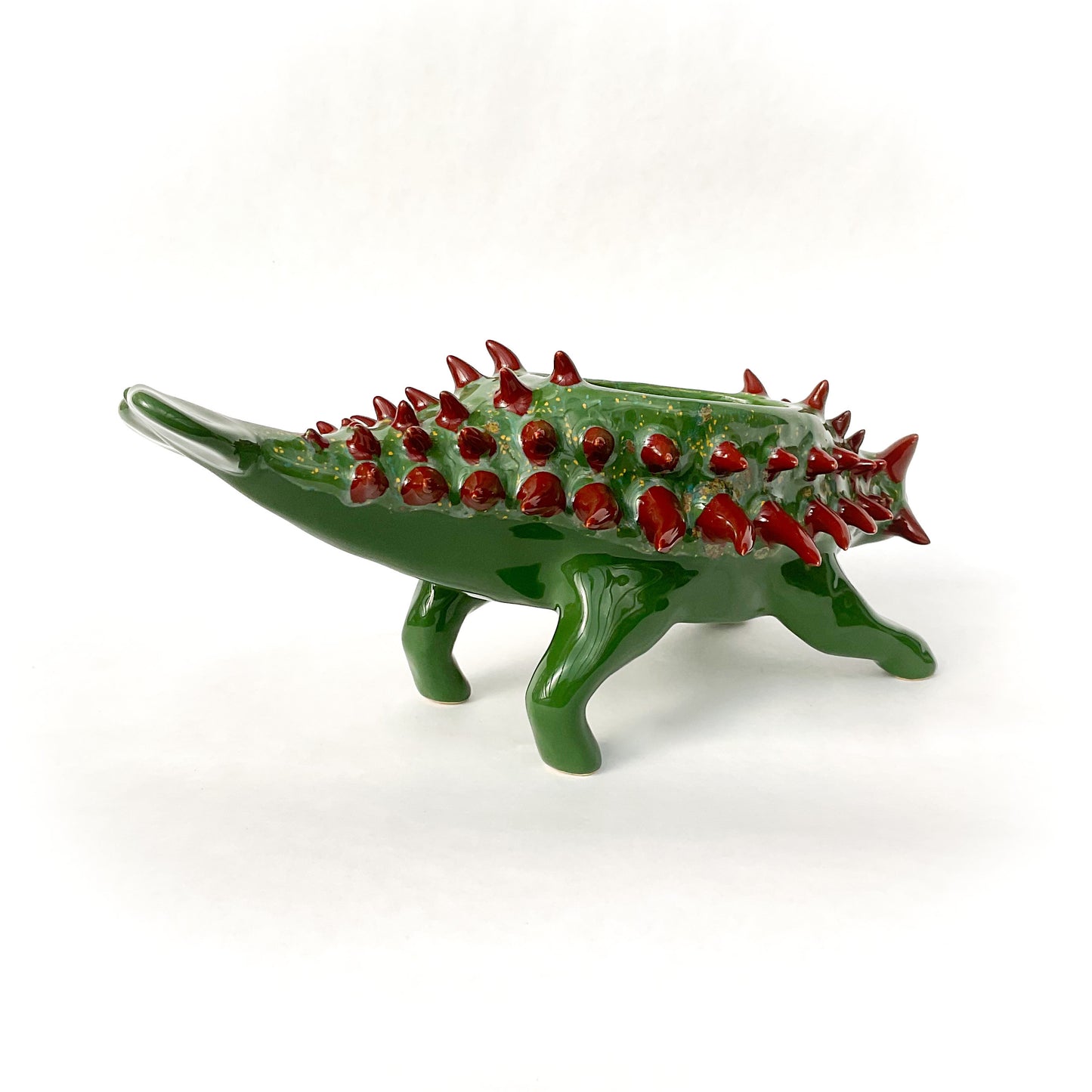 Ankylosaurus Dinosaur Planter - Dinosaur Succulent Planter