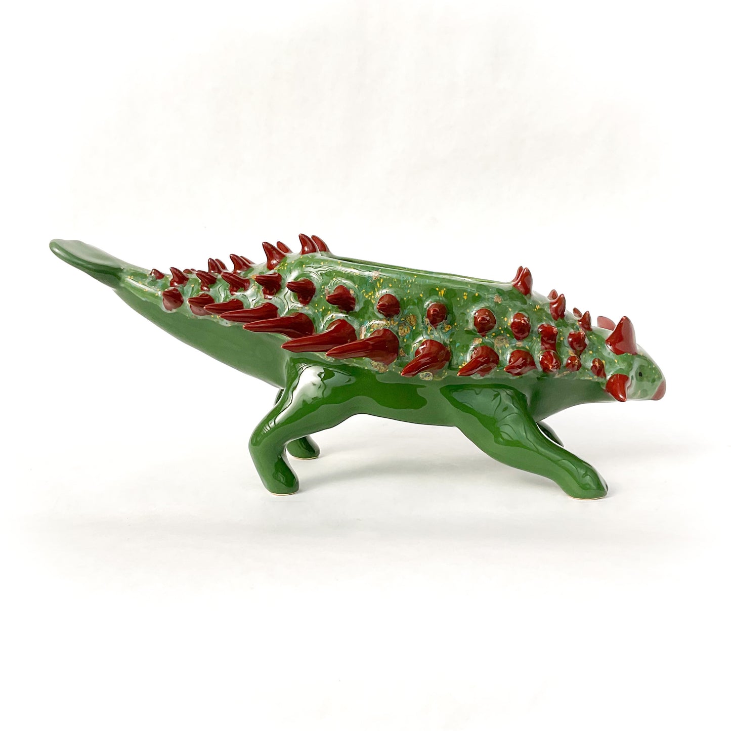 Ankylosaurus Dinosaur Planter - Dinosaur Succulent Planter