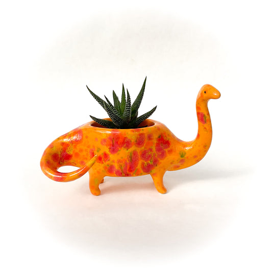 Brontosaurus Dinosaur Planter - Dinosaur Succulent Planter