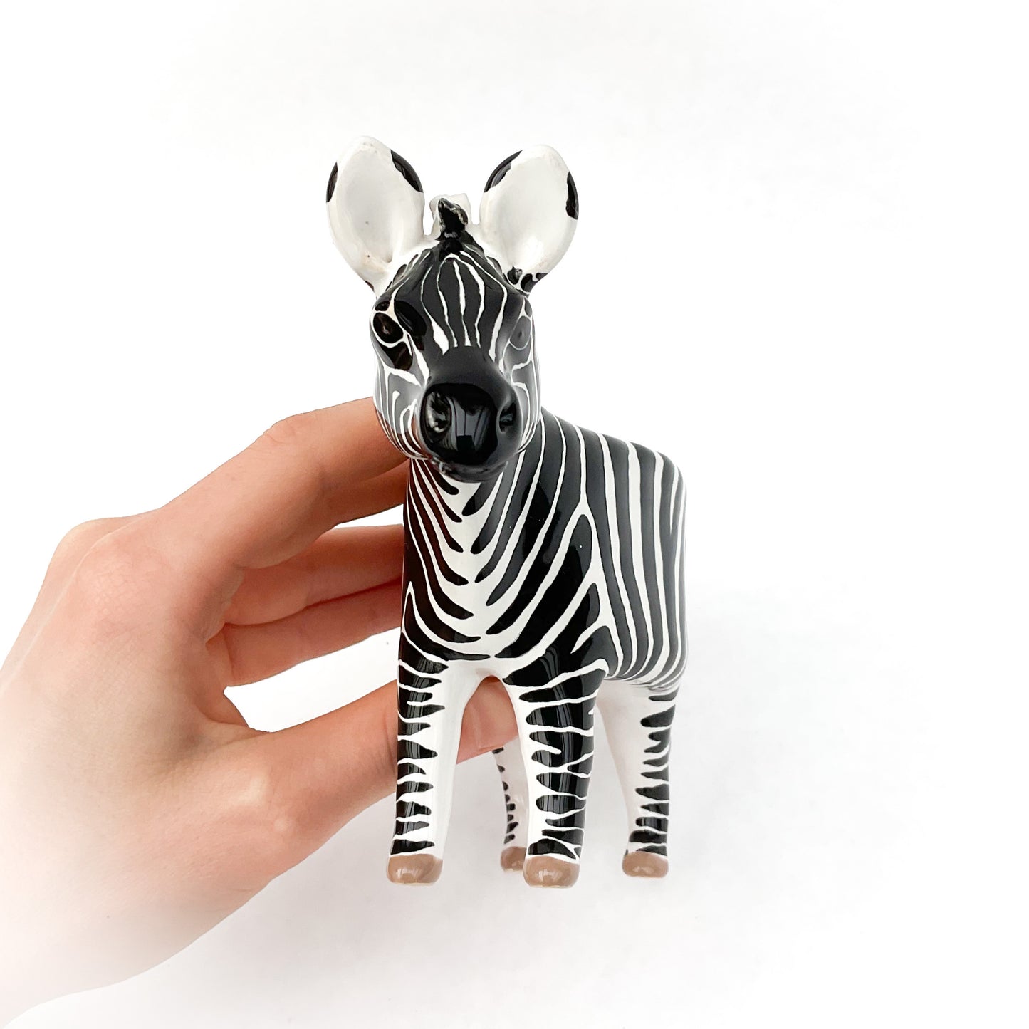 Zebra Pot - Ceramic Zebra Planter