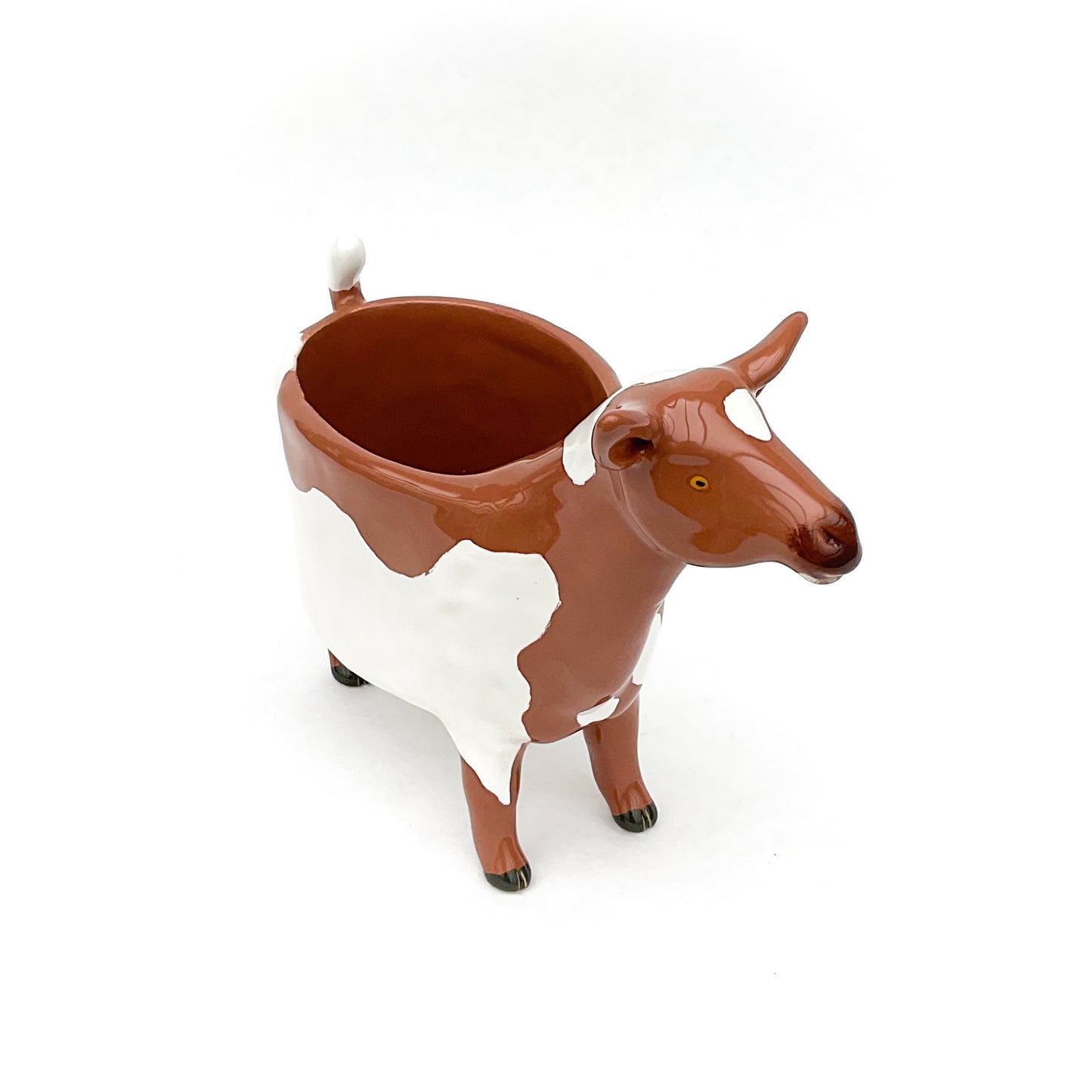 Spotted Nigerian Dwarf Goat Pot