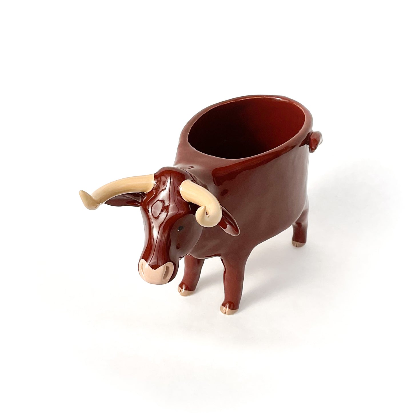 Milking Devon Cow Pot