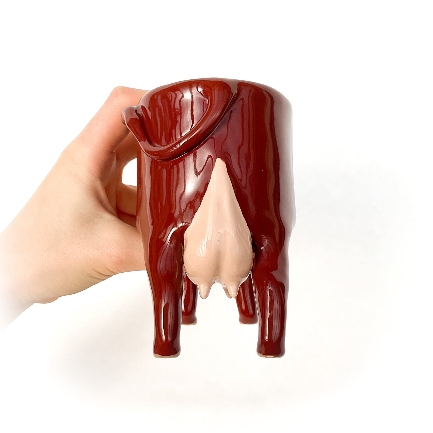 Milking Devon Cow Pot