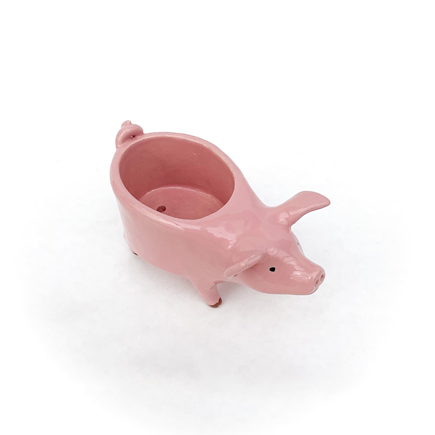 Pink Yorkshire Pig Pot