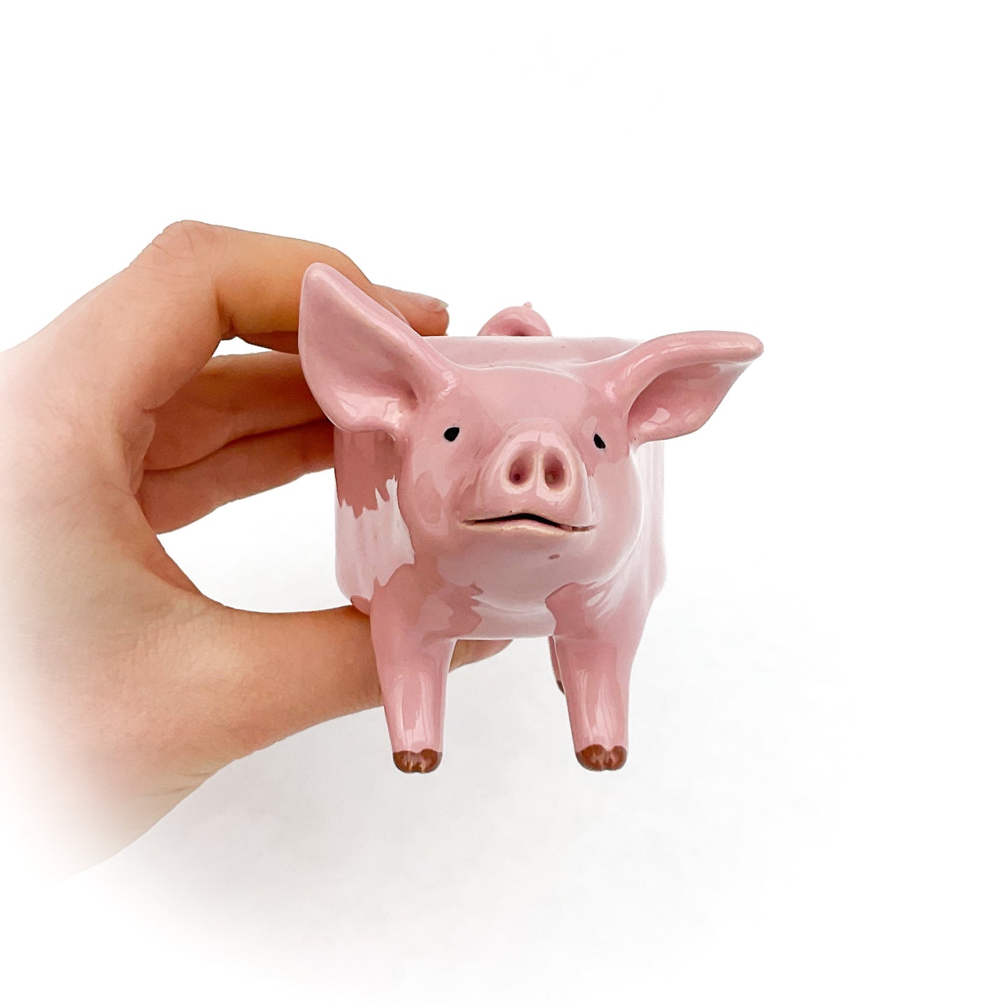 Pink Yorkshire Pig Pot