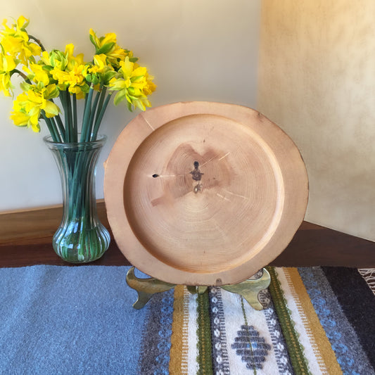 Natural Edge Ash Serving Tray - 8-3/4" x 9-1/2"