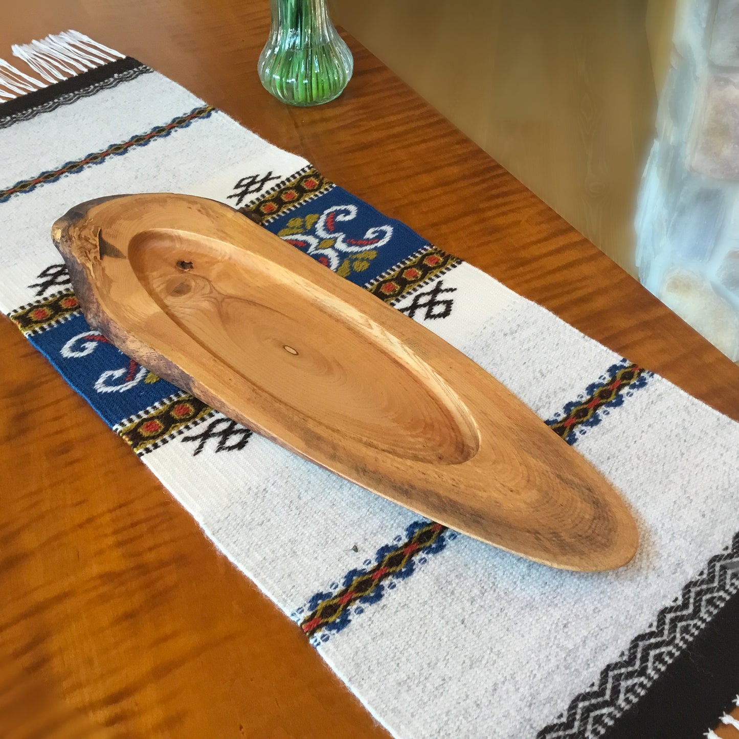 Natural Edge Ash Serving Tray - 20" long