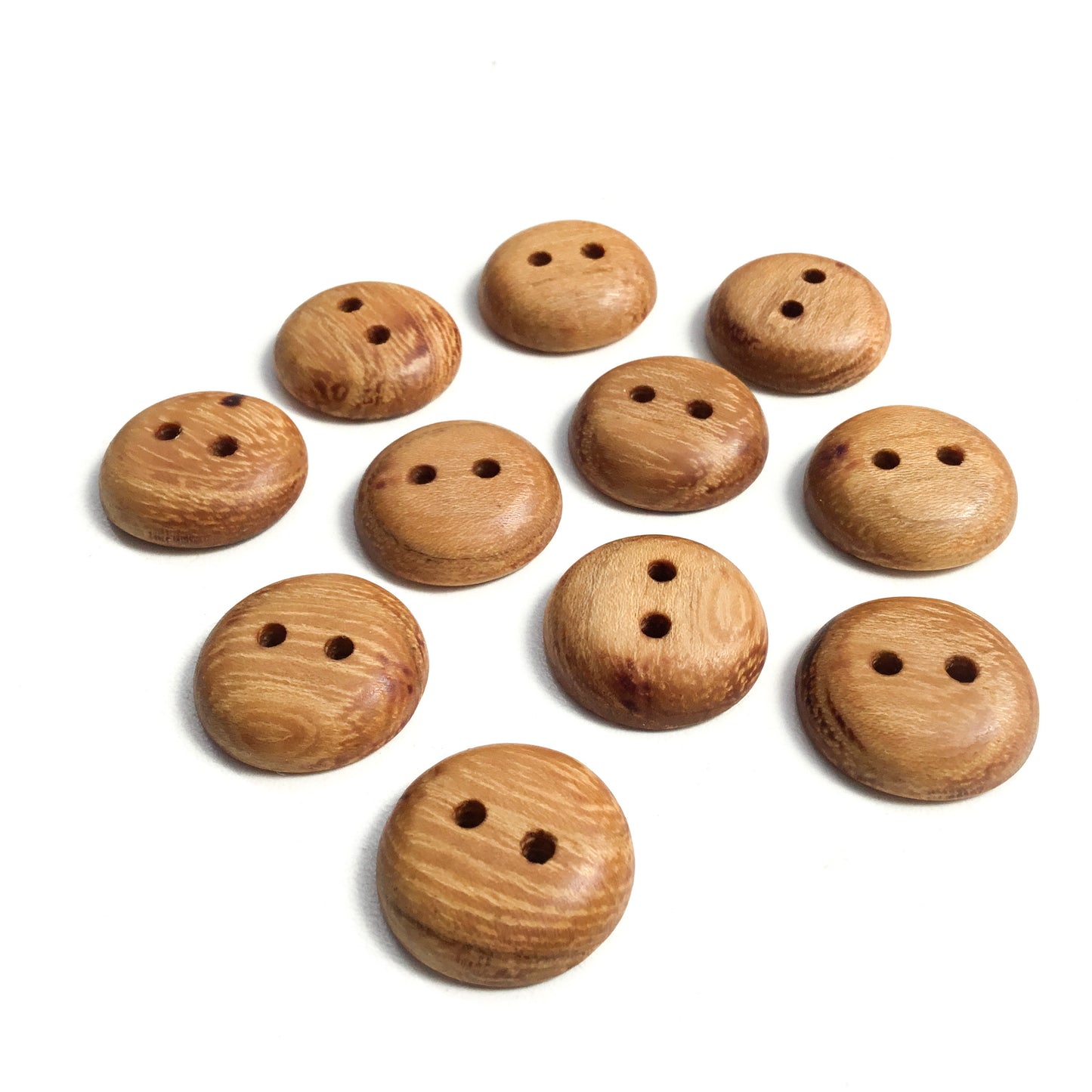 Black Locust Wood Buttons - 7/8”