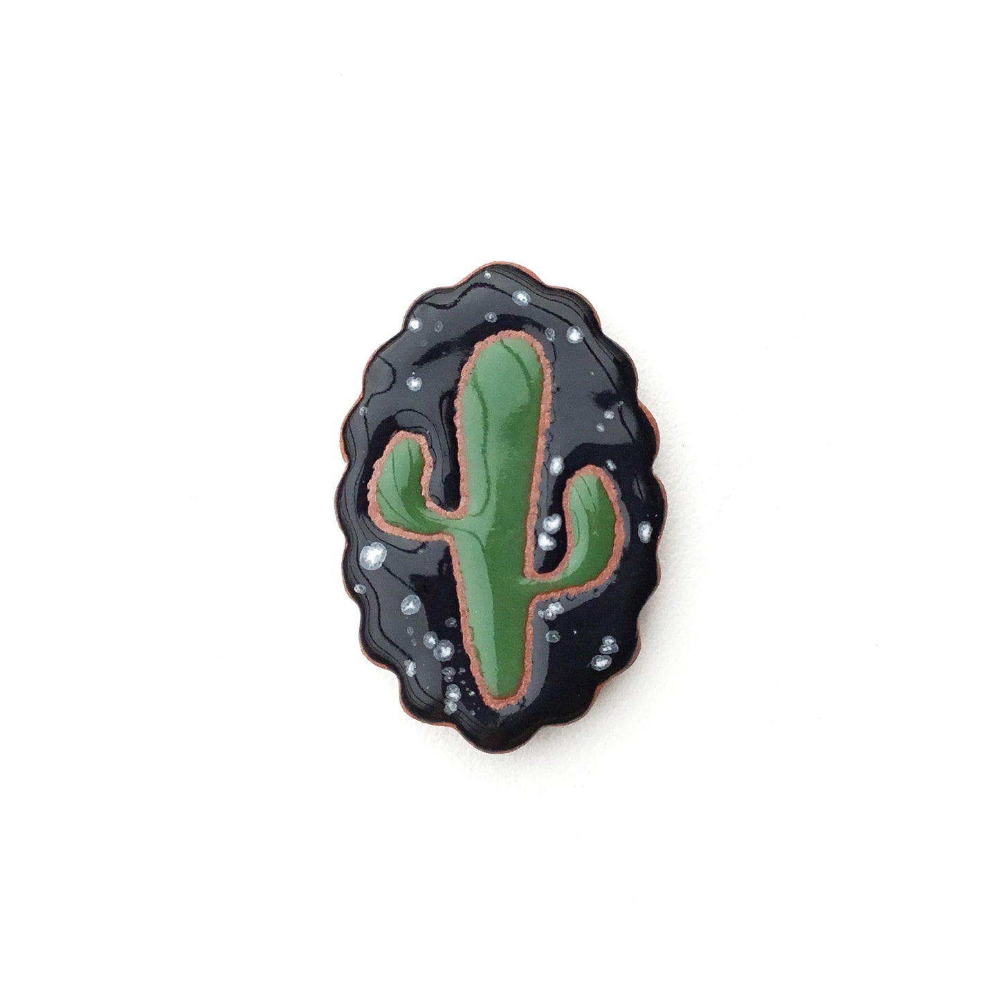 Ceramic Needle Minder - Southwestern & Succulents