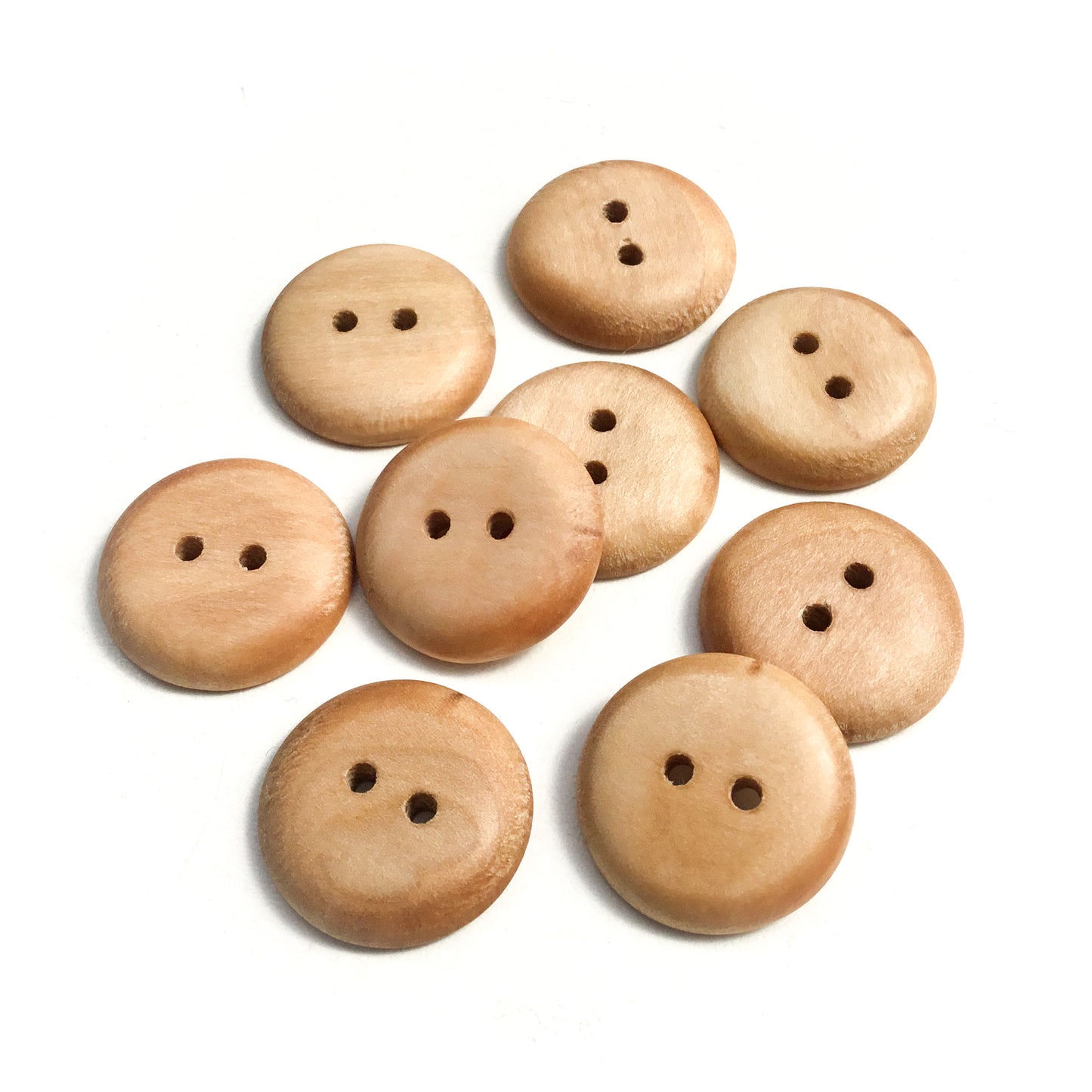 Maple Wood Buttons - 1"