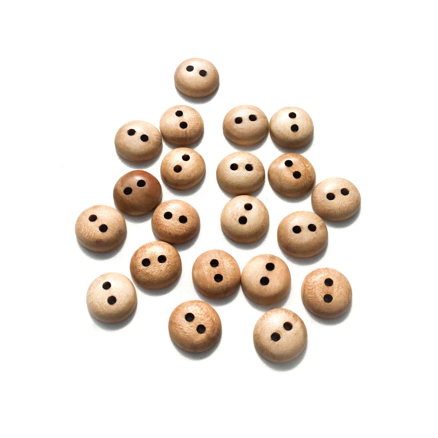 Maple Wood Buttons - 1/2"